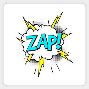 zap! pop art Sticker